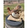 Image 4 : ALASKAN WILLOW PTARMIGAN with Fall Plumage on a Decorative Base