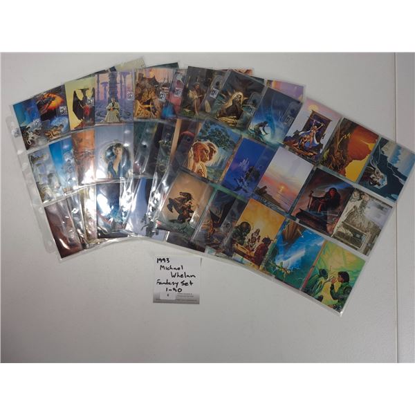 1993 Michael Whelan Fantasy Trading Card Set (1-90)