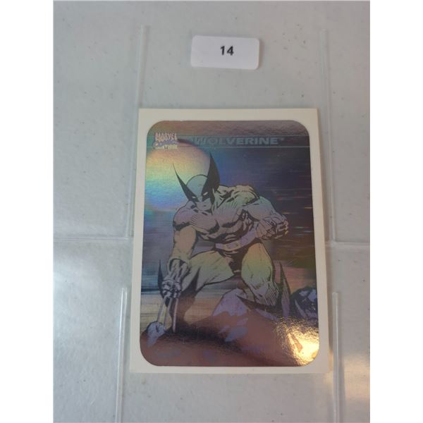1990 Marvel Universe Hologram Insert Card: Wolverine