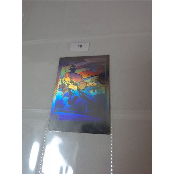 1991 Marvel Universe Series II Hologram Insert Card: Punisher