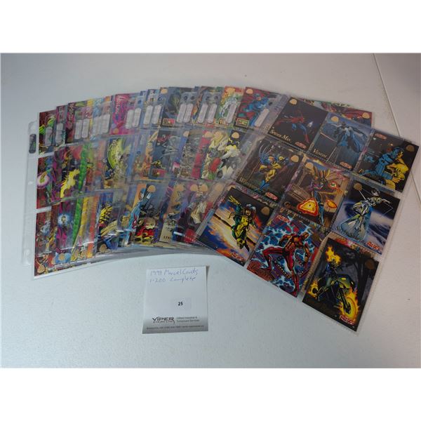 1994 Marvel Trading Cards Complete Set (1-200)