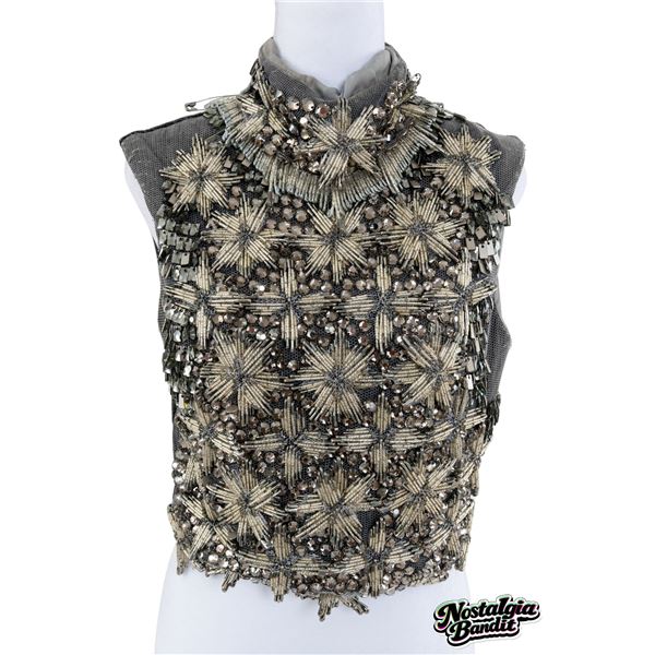 Grimes | Hunger Magazine Worn, Photo & Screen-Matched Sorcha O'Raghallaigh Embroidered Top (2015)