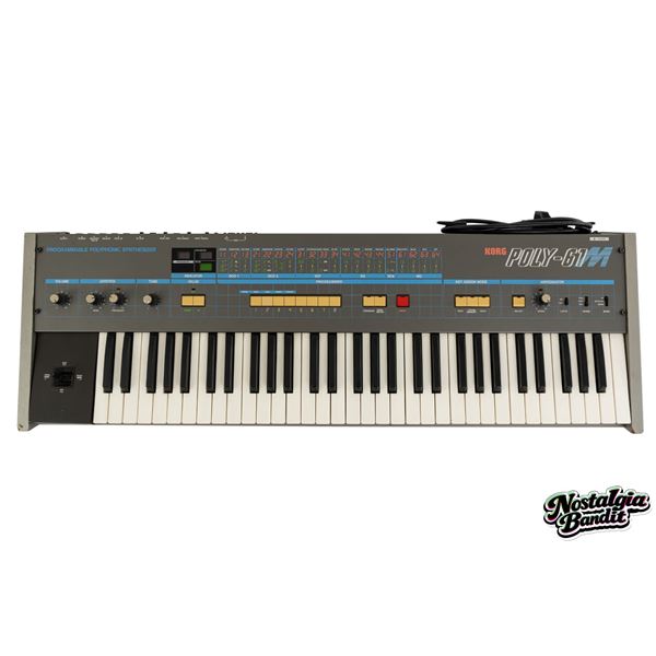 M83 | Anthony Gonzalez Owned & Studio-Used Korg Poly-61M Polyphonic Synthesizer (c. early 2010s)