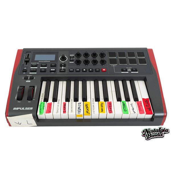 Black Eyed Peas | Keith Harris Stage-Used Novation Impulse 25 Playback Controller (circa 2009-2011)