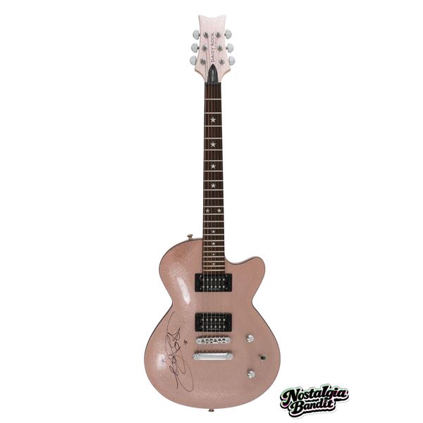 Veruca Salt | Louise Post Stage-Played & Signed Pink Daisy Rock Candy Electric Guitar (2006)