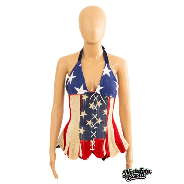 Courtney Love | Blender Cover-Worn, Photo-Matched Custom American Flag Costume Collection (2004)