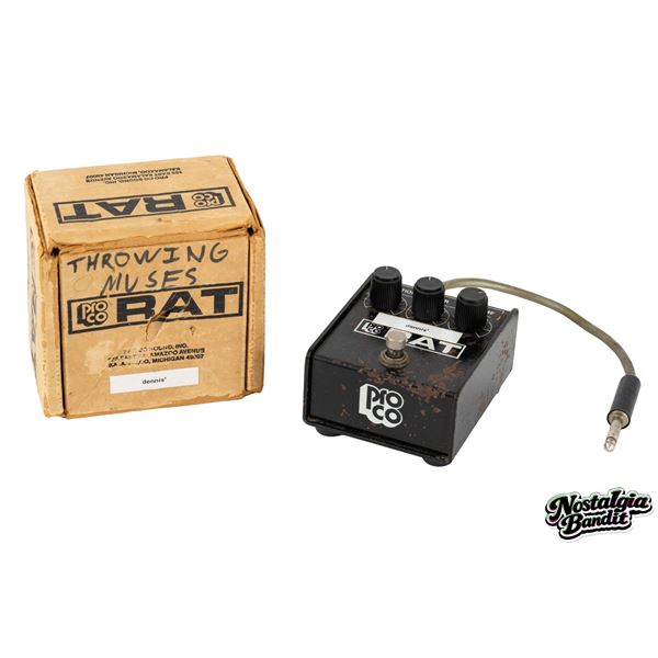 Throwing Muses | Studio-Used 1986 ProCo RAT Distortion Pedal (1992)