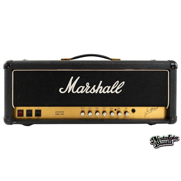 Ride | Mark Gardener Stage-Used 1987 Marshall 2550 Silver Jubilee Amplifier Head (1980s-1990s)