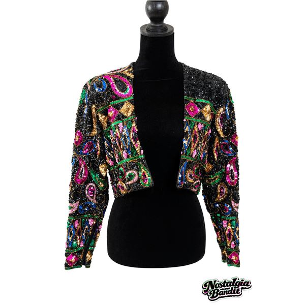 Joan Jett | Stage-Worn & "Dirty Deeds" Music Video-Worn, Photo-Matched Sequined Jacket (1989-1990)
