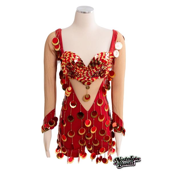 The B-52's | Kate Pierson Stage-Worn & Screen-Matched Custom Sequin Romper (1989-1992)