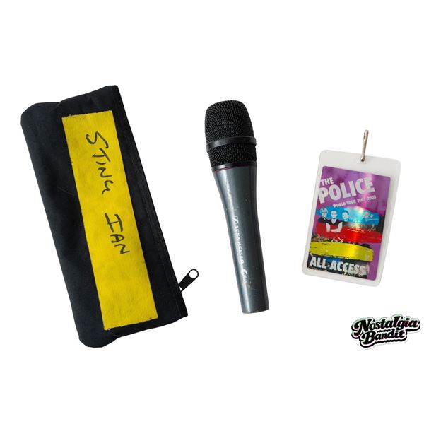 The Police | Sting Stage-Used "The Police Reunion Tour" Sennheiser e865 Microphone (2007-2008)