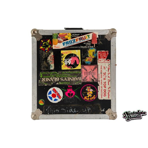 Beastie Boys | Cey Adams & Shadi-Tagged Licensed to Ill Stage-Used Turntable Case (1986-1987)