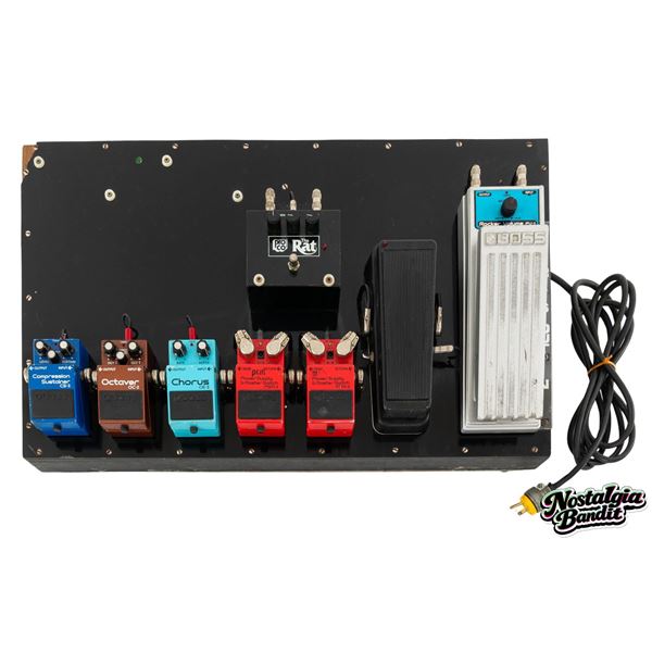 Billy Idol | Steve Stevens Custom-Made Stage-Played & Recording-Used Rebel Yell Pedalboard (1983-87)