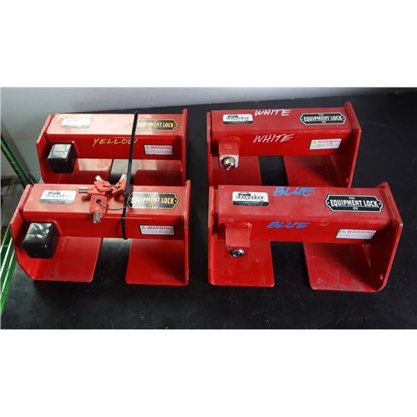 Qty 4 Equipment Lock Co. HDCDL Heavy Duty Cargo Door Locks