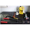 Image 1 : Milwaukee Bolt Cutter, Wrecking Pry Bar, Xmount Tow Hitch, Prestone Antifreeze, Funnel, etc