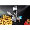 Image 3 : Multiple Padlocks, Yellow Chain, Bin Tie-Down Straps, etc