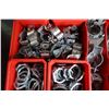 Image 4 : Milwaukee PackOut Deep Organizer Case & Contents: Misc Hardware, etc