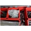 Image 5 : Milwaukee PackOut Deep Organizer Case & Contents: Misc Hardware, etc