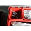 Image 7 : Milwaukee PackOut Deep Organizer Case & Contents: Misc Hardware, etc