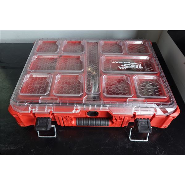 Milwaukee PackOut Deep Organizer Case & Contents: Misc Hardware, etc