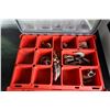 Image 2 : Milwaukee PackOut Deep Organizer Case & Contents: Misc Hardware, etc