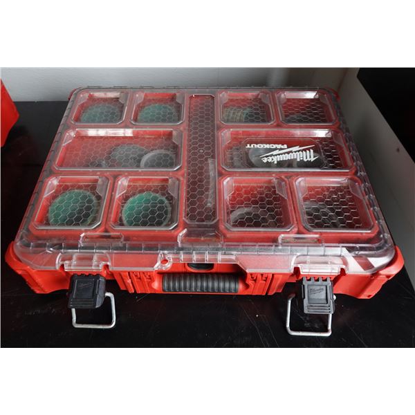 Milwaukee PackOut Deep Organizer Case & Contents: Misc Hardware, etc