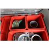 Image 4 : Milwaukee PackOut Deep Organizer Case & Contents: Misc Hardware, etc