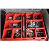Image 2 : Milwaukee PackOut Deep Organizer Case & Contents: Misc Hardware, etc