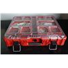 Image 1 : Milwaukee PackOut Deep Organizer Case & Contents: Misc Hardware, etc