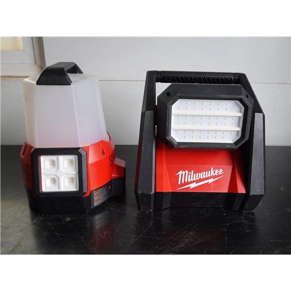 Milwaukee 2366-20 Flood Light & 2144-20 Bite Light