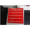 Image 2 : Safety Decals: Caution Solar Circuit, Photovoltaic Power Source (Pick up 4/13 afternoon or 4/14)