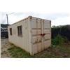 Image 19 : Converted 20' Shipping Container w/ Windows, Doors, A/C, Electrical Fittings (pick up Apr. 15)