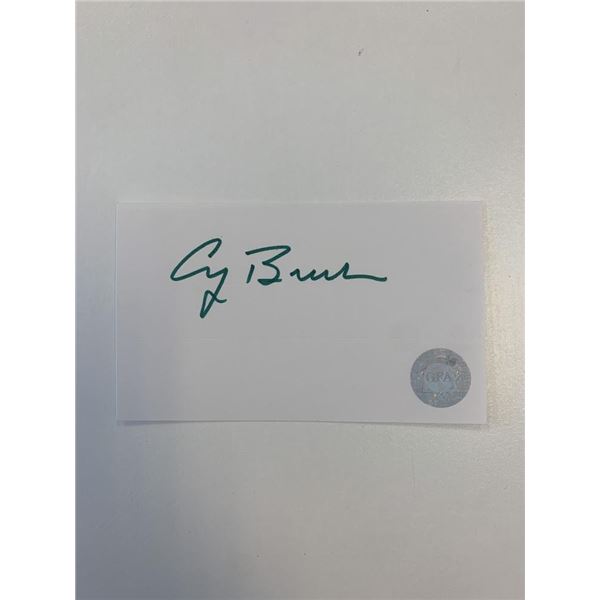George HW Bush original signature. GFA Authenticated