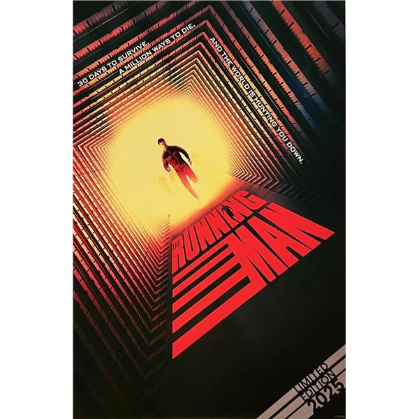 The Running Man Limited Edition 2025 Mini Poster
