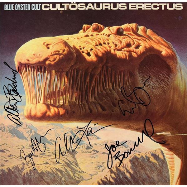 Blue Oyster Cult signed Cultosaurus Erectus album