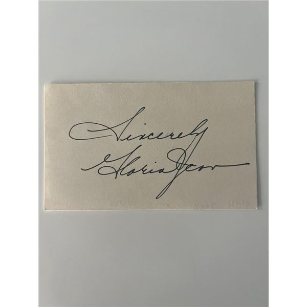 A Little Bit of Heaven Gloria Jean original signature