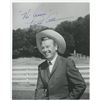 Image 1 : The Arizona Cowboy Rex Allen signed photo