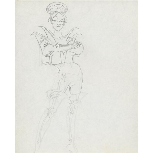 Marvel Artist Tony Salmons original signed sketch