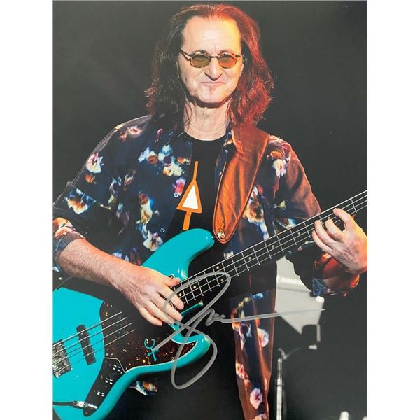 Rush Geddy Lee signed photo