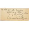 Image 1 : Comic Artist Maurice Ketten signed note