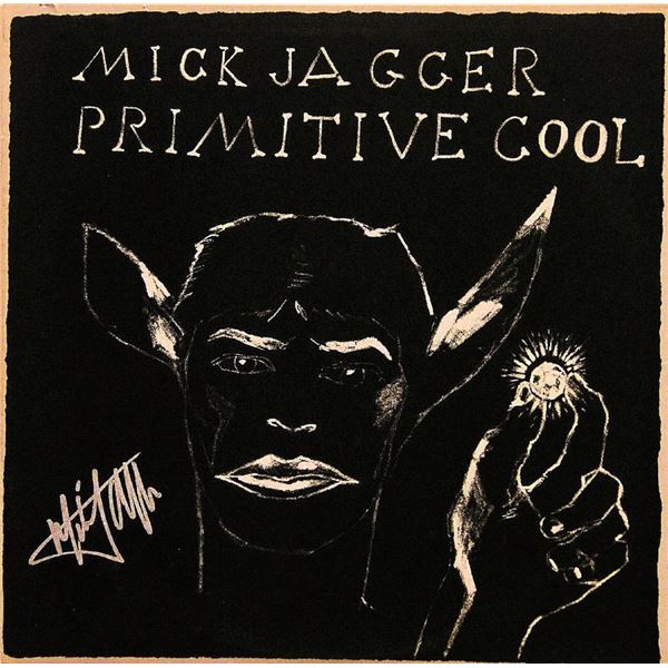 The Rolling Stones Mick Jagger signed Primitive Cool album