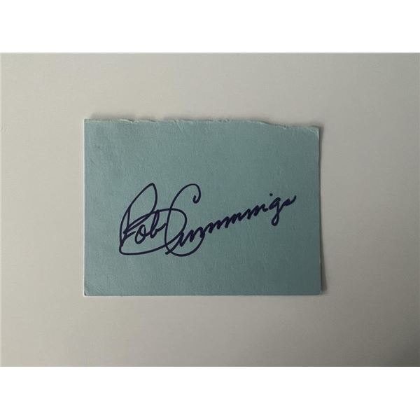Saboteur Robert Cummings original signature