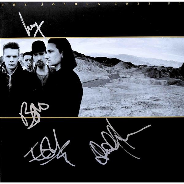 U2 signed The Joshua Tree album