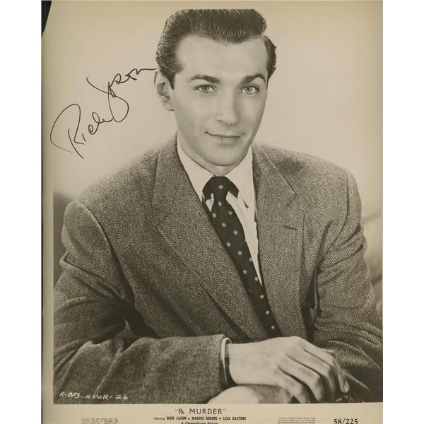 Rick Jason signed Combat photo