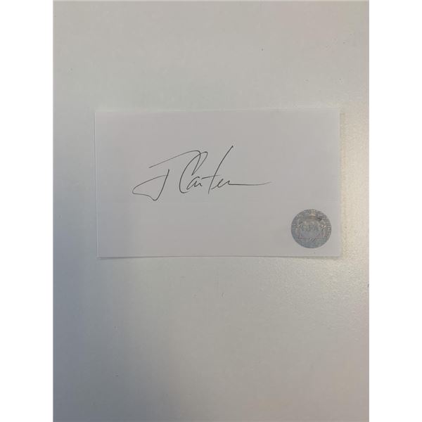 Jimmy Carter original signature. GFA Authenticated