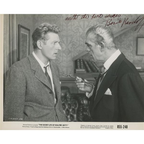 The Secret Life Of Walter Mitty Boris Karloff signed photo