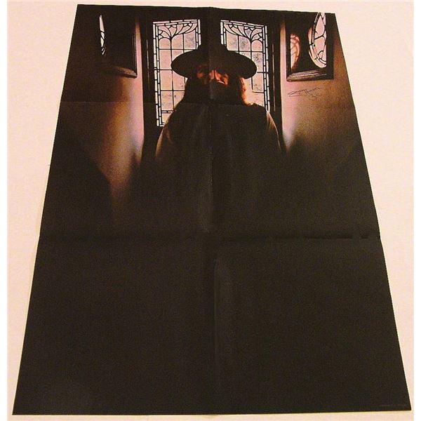 George Harrison signed insert poster