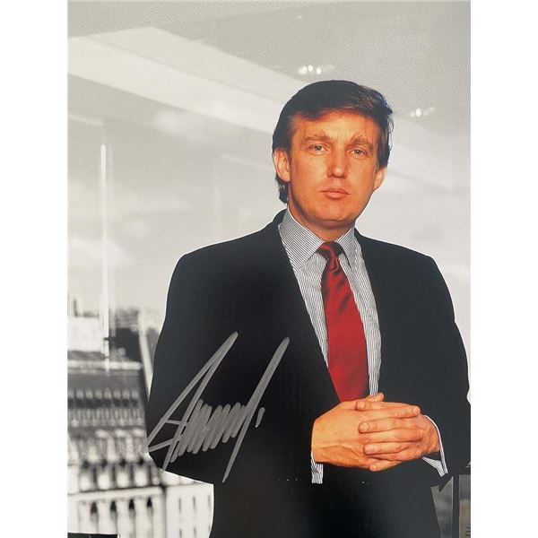 Donald Trump signed photo