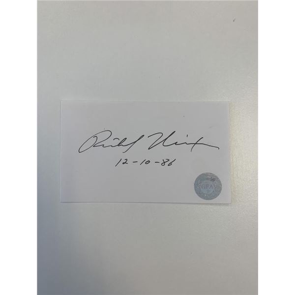Richard Nixon original signature. GFA Authenticated