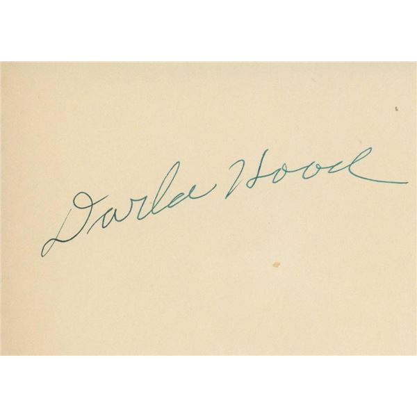 Our Gangs Darla Wood signature cut. GFA Authenticated